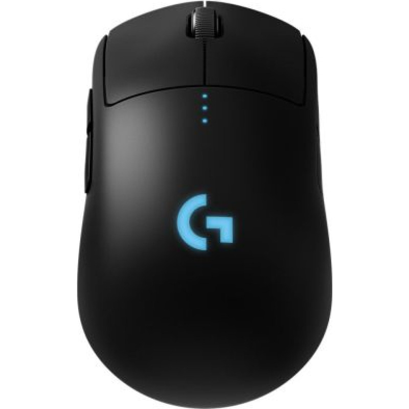 Logitech Pele bezvadu G pro LIGHTSPEED, gaismas spēks, 8 pogas, 25600 DPI, melna EU (910-005273)