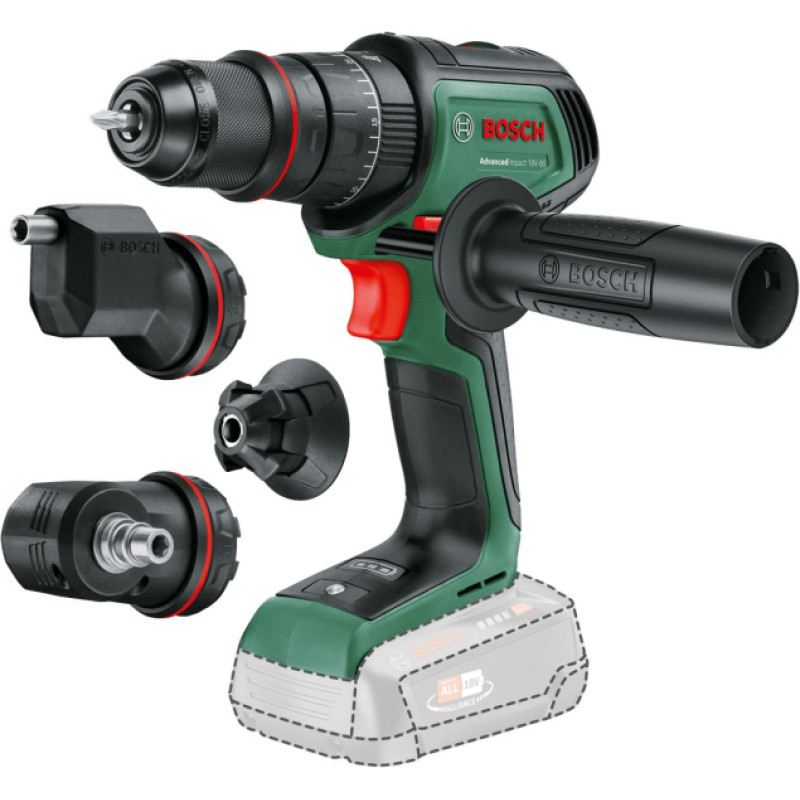 Bosch Akumuliatorinis suktuvas-gręžtuvas be akumuliatoriaus Bosch Advanced, 18 V, 06039E2103