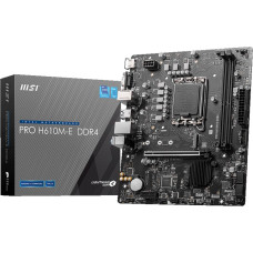 MSI PRO H610M-E DDR4 motherboard Intel H610 LGA 1700 micro ATX