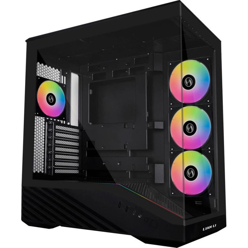 Lian Li Vector V100, Tempered Glass, Black