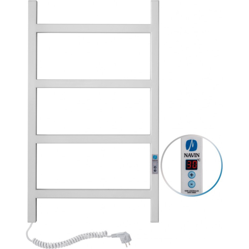 Navin El.rankšluosčių džiovintuvas Navin Nordic 500*800 Digital kairė baltas 12-841152-5080
