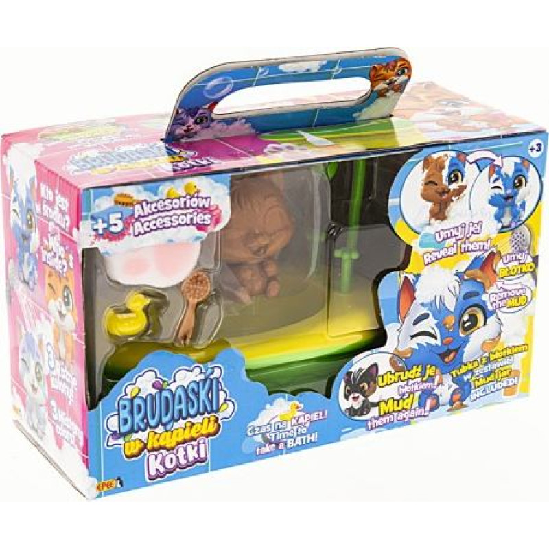 Epee Figure Brudaski w kąpieli Cats Bathroom Set, Latek