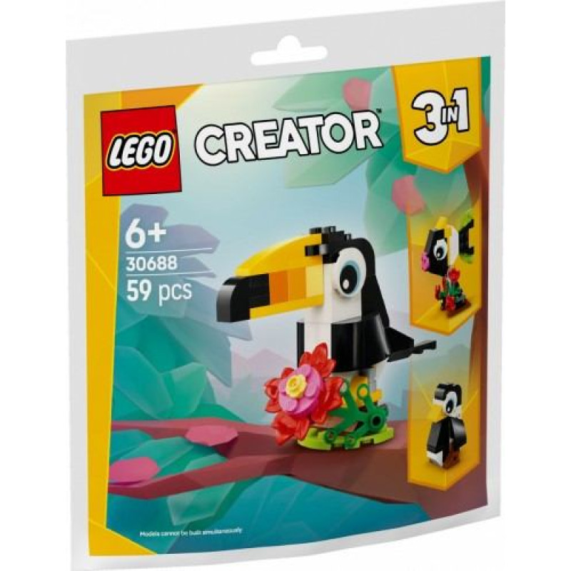 Lego Bricks Creator 30688 Tropu tukāns