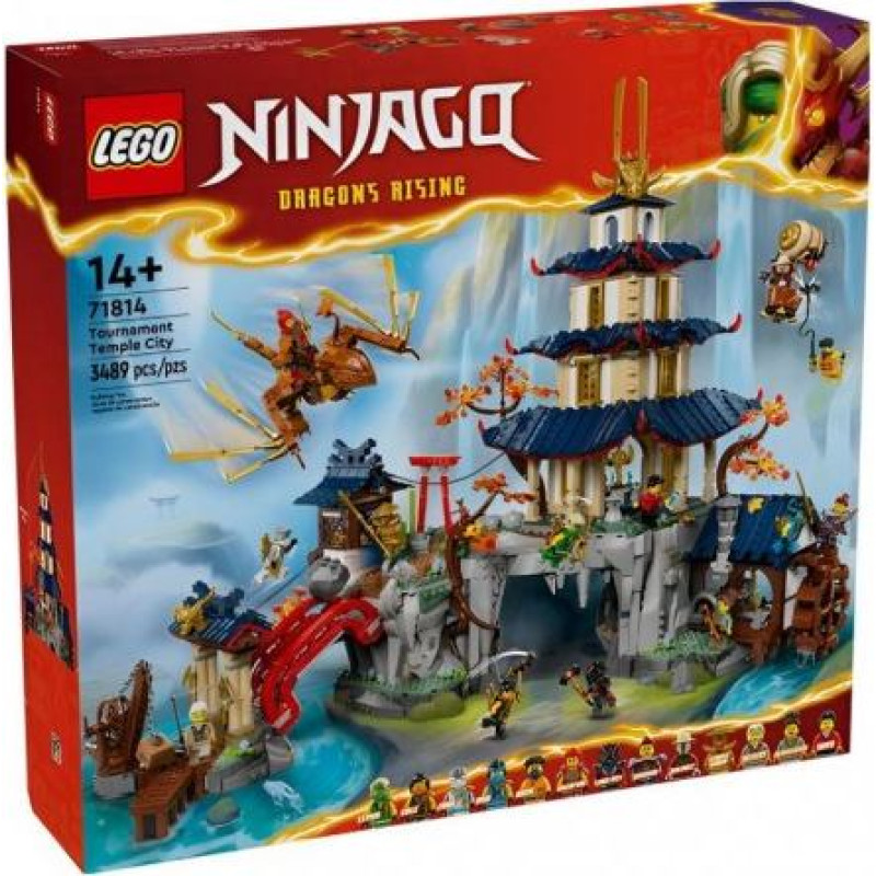 Lego Ninjago 71814 Turnīrs Tempļa Pilsēta
