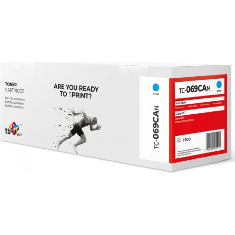 Tb Print Toner for Canon MF752 TC-069CAN CY 100% new
