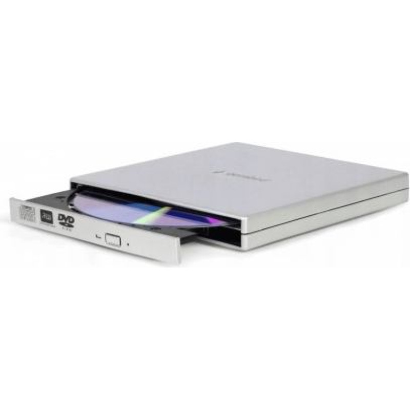 Gembird External DVD burner DVD-USB-021-SV silver