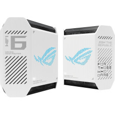 Asus ROG Rapture GT6 (W-2-PK) Trīskāršā frekvenču josla (2.4 GHz / 5 GHz) Wi-Fi 6 (802.11ax) Balts 4 Iekšējs