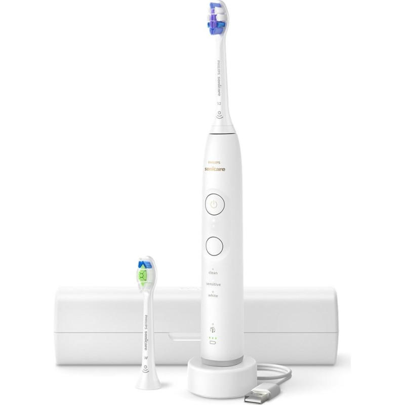 Philips Series 6500 HX7410/02 Rechargeable Sonic Electric Toothbrush