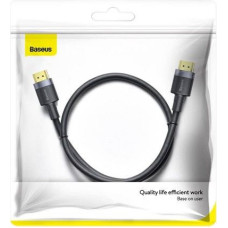 Baseus Video cable Cafule 4KHDMI Male To 4KHDMI Male 1m Black (CADKLF-E01)