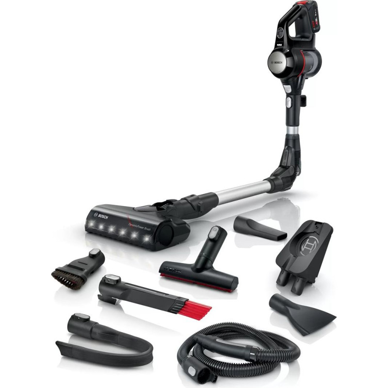 Bosch BCS711PET Stick vacuum Battery Dry Bagless 0.3 L Black, Red 3 Ah