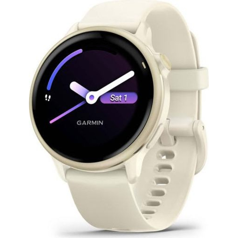 Garmin v&iacute;voactive 6 3.05 cm (1.2") AMOLED 42 mm Digital 390 x 390 pixels Touchscreen White Wi-Fi GPS (satellite)