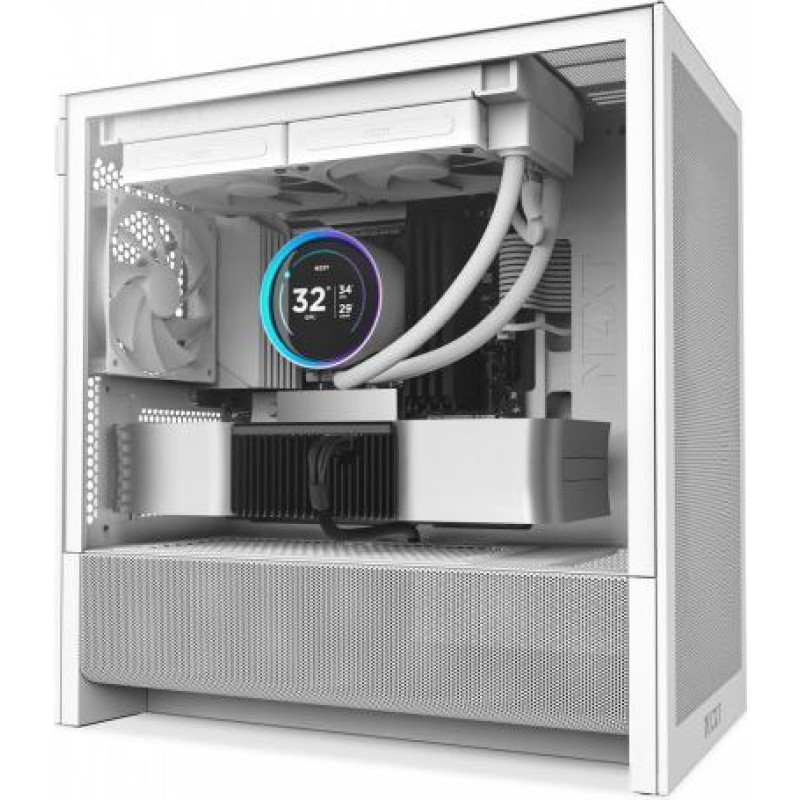 Nzxt PC CASE H3 Flow mATX mini Tower white