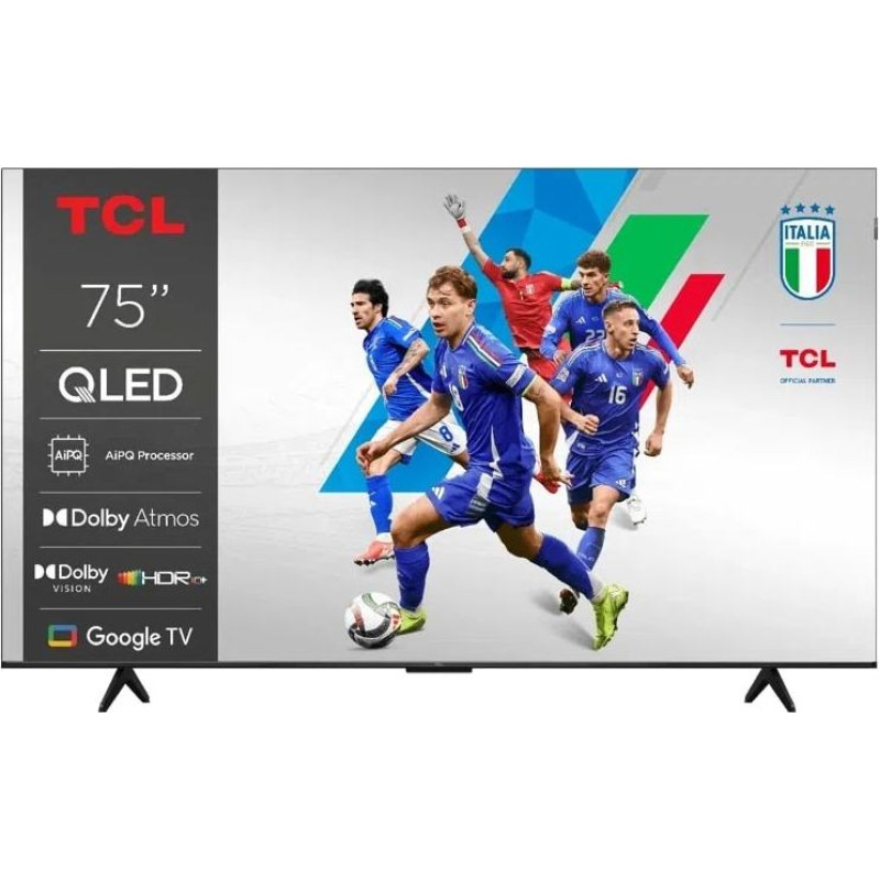 TCL T69C 75T69C TV 190.5 cm (75") 4K Ultra HD Smart TV Wi-Fi Metallic 350 cd/m&sup2;