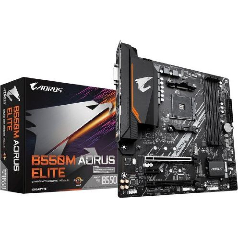Gigabyte B550M AORUS ELITE AM4 4DDR4 2HDMI/DVI-D mATX
