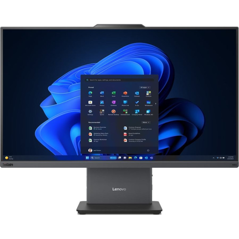 Lenovo ThinkCentre neo 50a 27 Gen 5 Intel&reg; Core&trade; i7 i7-13620H 68.6 cm (27") 1920 x 1080 pixels All-in-One PC 16 GB DDR5-SDRAM 1 TB SSD Windows 11 Pro Wi-Fi 6 (802.11ax) Grey