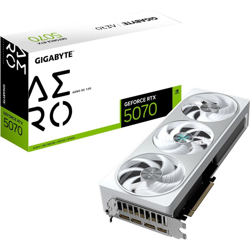 Gigabyte Graphics card Gigabyte GeForce RTX 5070 AERO OC 12 GB GDDR7