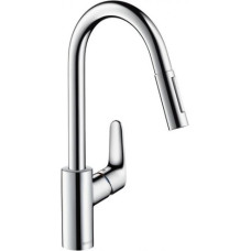 Hansgrohe Jaucējkrāns ar izvelkamu du&scaron;as galvu, Focus, 31815000.