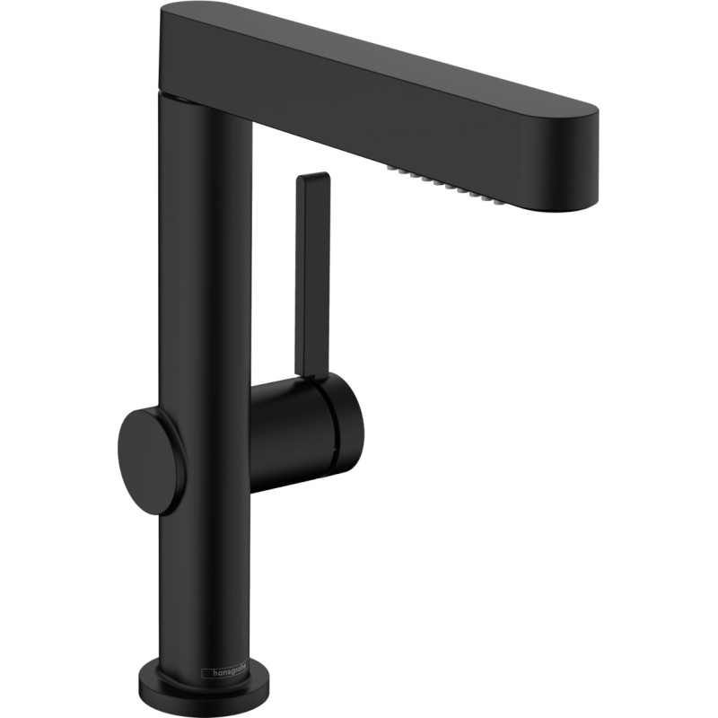 Hansgrohe Izlietnes maisītājs ar izvelkamu strūklas galvu, Finoris 76063670, melns, matēts.