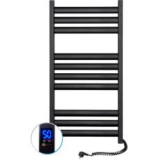 Navin Elektriskais dvieļu žāvētājs Ellipse 500*1000, sensors, labā puse, melns, 12-245053-5010.