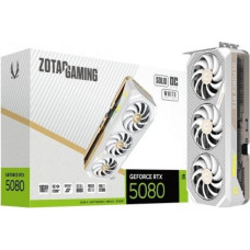 Zotac Graphics card GeForce RTX 5080 SOLID OC 16GB GDDR7 256bit 3DP/HDMI white
