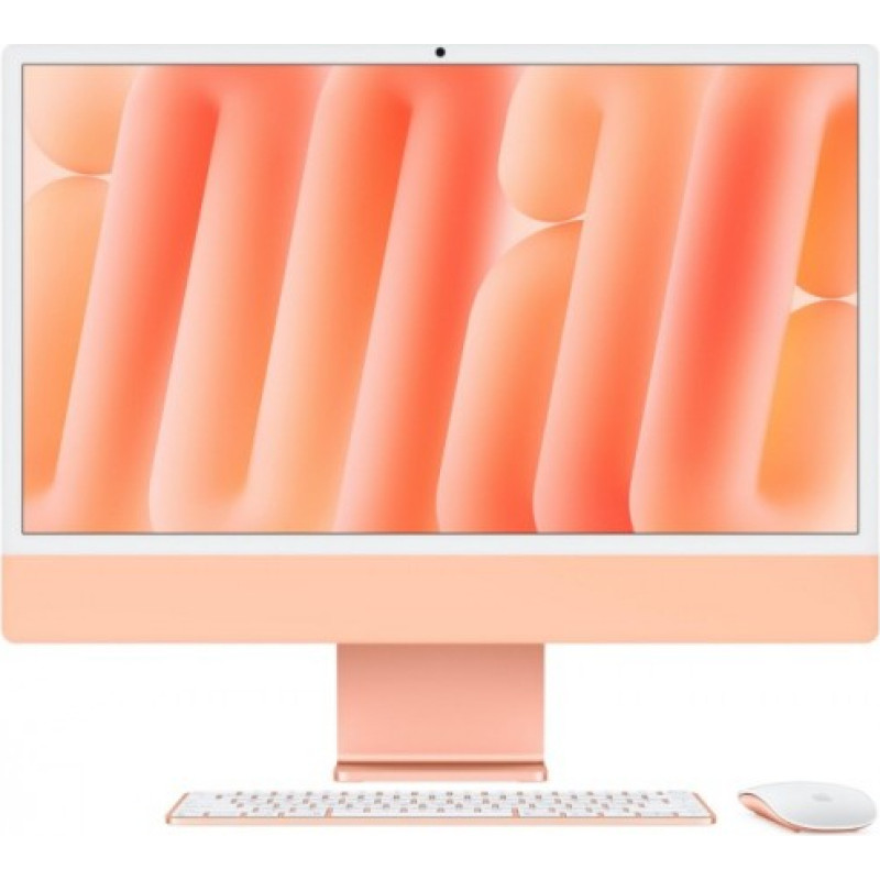 Apple iMac - M4 (10/10) | 24'' | 16GB | 256GB | Pomarańczowy