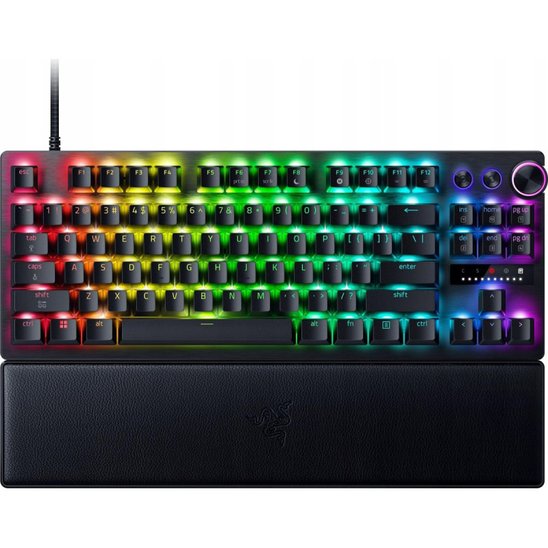 Razer Klawiatura Razer Huntsman V3 Pro 8 KHz TKL US czarny - klawiatura Huntsman V3 Pro TKL 8Khz RZ03-05520100-R3M1 (8887910074077)