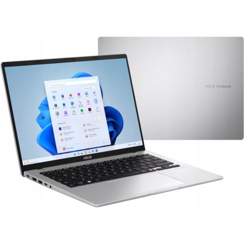 Asus Laptop Asus ASUS Vivobook 14 M1407GA-LY012W Ryzen AI 7 445 14.0 WUXGA IPS-level 60Hz 300nits AG 16GB DDR5 SSD512 Cam1080 42WHrs Win11 Cool Silver