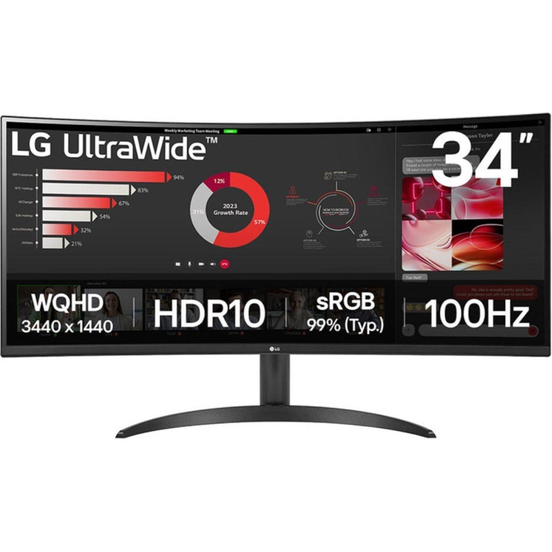 LG 34WR50QK-B - 100Hz | UWQHD | 34'' | VA | 5ms