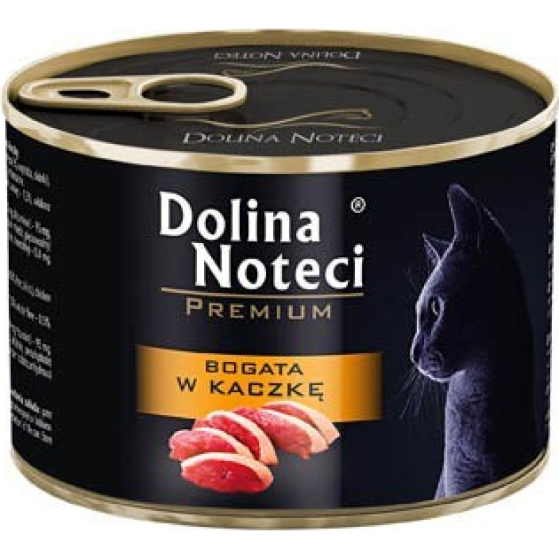 Dolina Noteci Premium Rich in duck - wet cat food - 185g