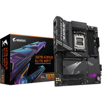 Gigabyte X870 AORUS ELITE WIFI7 Motherboard - Supports AMD Ryzen 9000 CPUs, 16+2+2 phases VRM, up to 8000MHz DDR5 (OC), 3xPCIe 5.0 + 1xPCIe 4.0, Wi-Fi 7, 2.5GbE LAN, USB 4