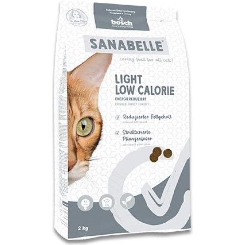 Bosch Sanabelle Light Low Calorie Poultry - dry cat food - 8kg