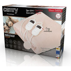 Adler Camry CR 7424 electric blanket 2x60W Beige Fleece