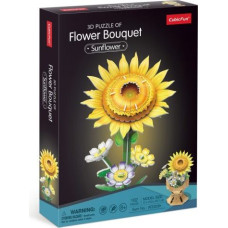 Cubic Fun Puzzle 3D Flower bouquet - Sunflowers