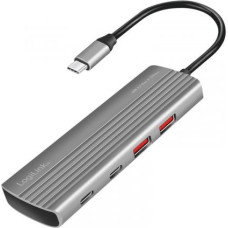 Logilink Ultra lim USB3.2 hub 2x USB-A, 5xUSB-C, PD, 100