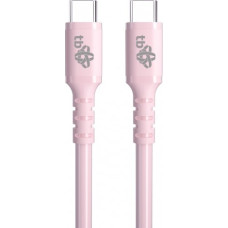 TB USB C - USB C 60W jelly cable 1m pink