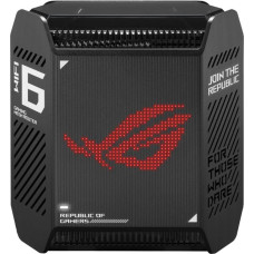 Asus ROG Rapture GT6 AX10000 AiMesh 1 Pack Trīskāršā frekvenču josla (2.4 GHz / 5 GHz) Wi-Fi 6 (802.11ax) Melns 4 Iekšējs