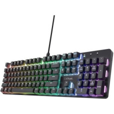 Trust GXT 871 Zora QWERTY US English - USB gaming keyboard (black)
