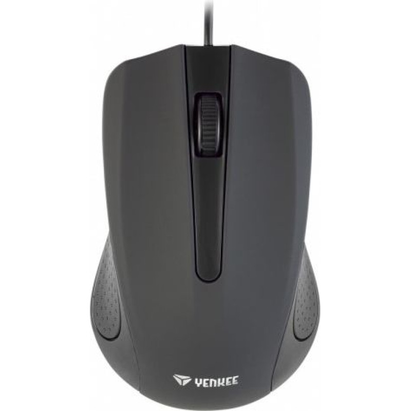 Yenkee USB wired mouse, 3 buttons, rubberized surface, 1000DPI