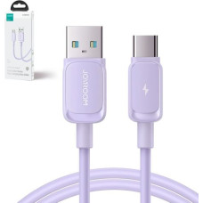Joyroom USB - Type-C Cable Multi-Color Series A14, 480mb/s, 3A, 1.2m, Purple (S-AC027A141P)