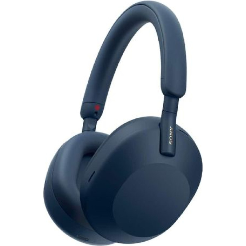 Sony WH-1000XM5 Bluetooth Wireless Over-Ear Headphones, BT 5.0, TWS, Noise Cancelling, Blue EU