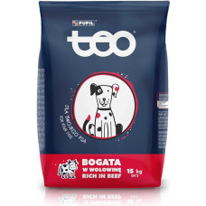 TEO Rich in beef - dry dog food - 15kg