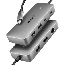 Axagon HMC-CUB83X2 USB hub 7in 1 10Gbps HDMI DP PD GLA