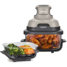 Ninja CRISPi Single 3.8 L 1700 W Hot air fryer Grey, Stone colour, Transparent