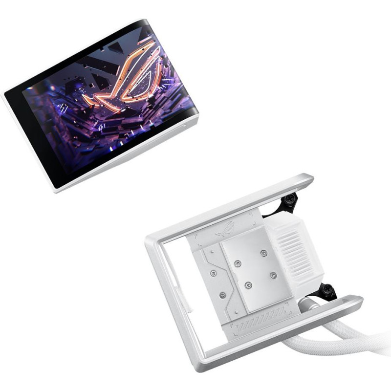 Asus ROG RYUO IV 360 ARGB Wht - all-in-one water cooling, 12 cm (white)