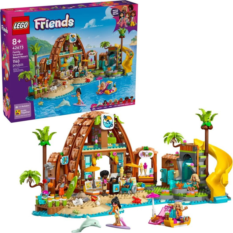 Lego FRIENDS 42673 Family Vacation Beach Resort
