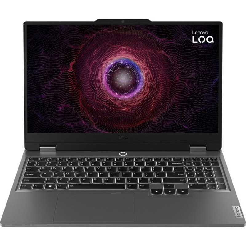Lenovo LOQ 15ARP9 AMD Ryzen&trade; 5 7235HS Laptop 39.6 cm (15.6") Full HD 16 GB DDR5-SDRAM 512 GB SSD NVIDIA GeForce RTX 4050 Wi-Fi 6 (802.11ax) Windows 11 Home Grey