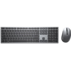 Dell KM7321W keyboard RF Wireless + Bluetooth QWERTY US International Grey, Titanium