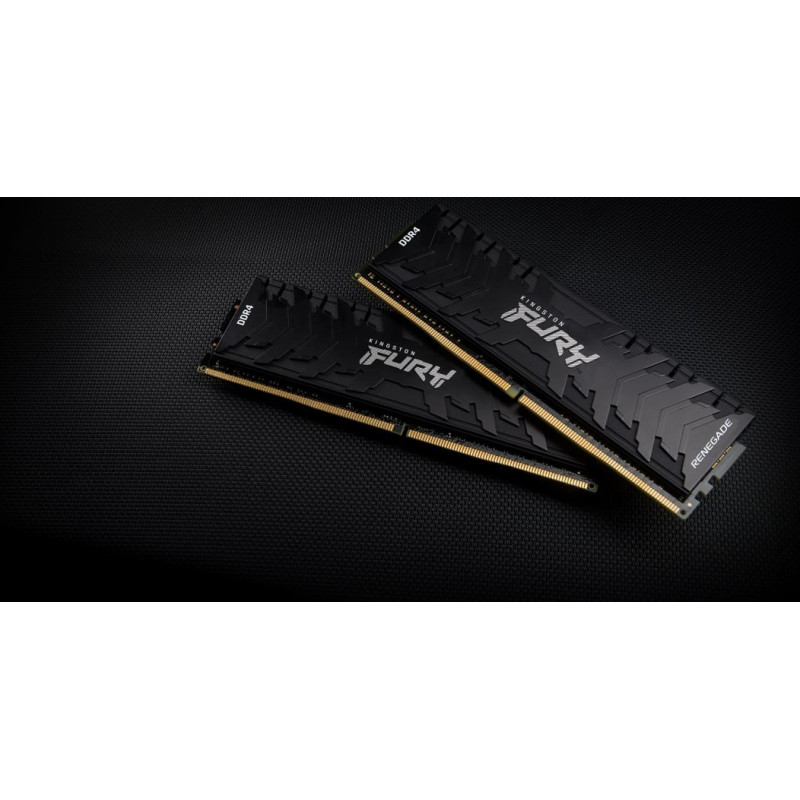 Kingston Technology FURY 16GB 3200MT/s DDR4 CL16 DIMM (Kit of 2) Renegade Black