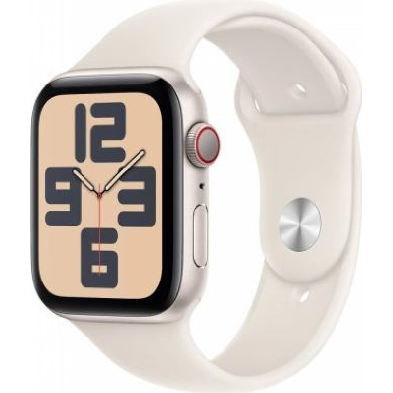Apple Smartwatch Apple Watch SE GPS + Cellular 40mm Starlight Alu Sport M/L Beżowy (MXGK3ET/A)