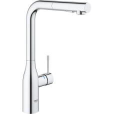 Grohe Virtuves izlietnes jaucējkrāns ar izvelkamu &scaron;ļūteni, Essence, 30270000, hroms.